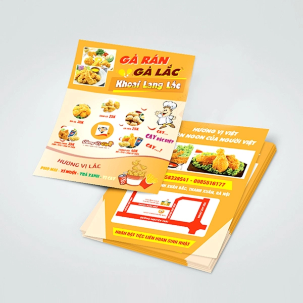 In tờ rơi - Công Ty TNHH In Ấn Kỹ Thuật Mới Tân Hoa Mai